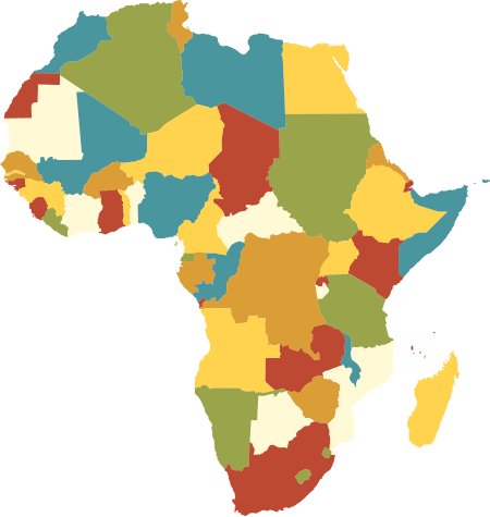 Map Africa - Greencap
